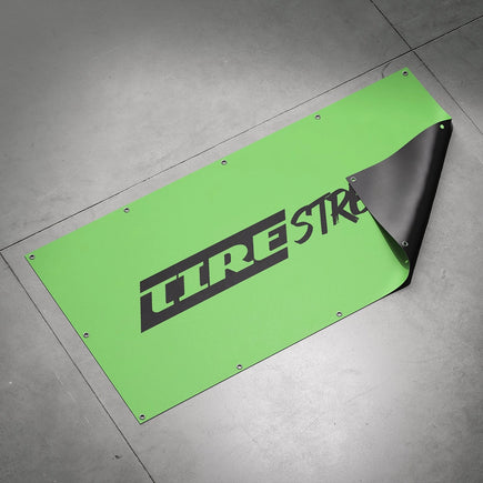 Tire Streets Garage Workshop Banner - Green