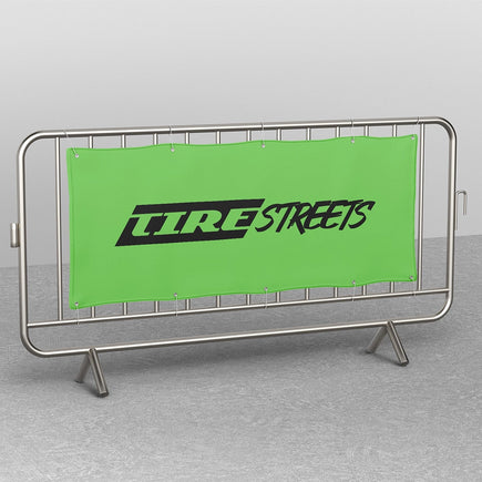Tire Streets Garage Workshop Banner - Green
